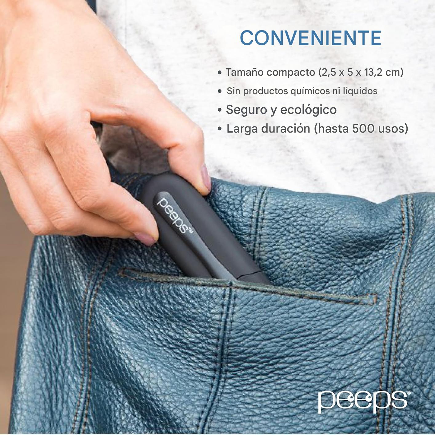 Limpiador de Gafas Portátil 2 en 1