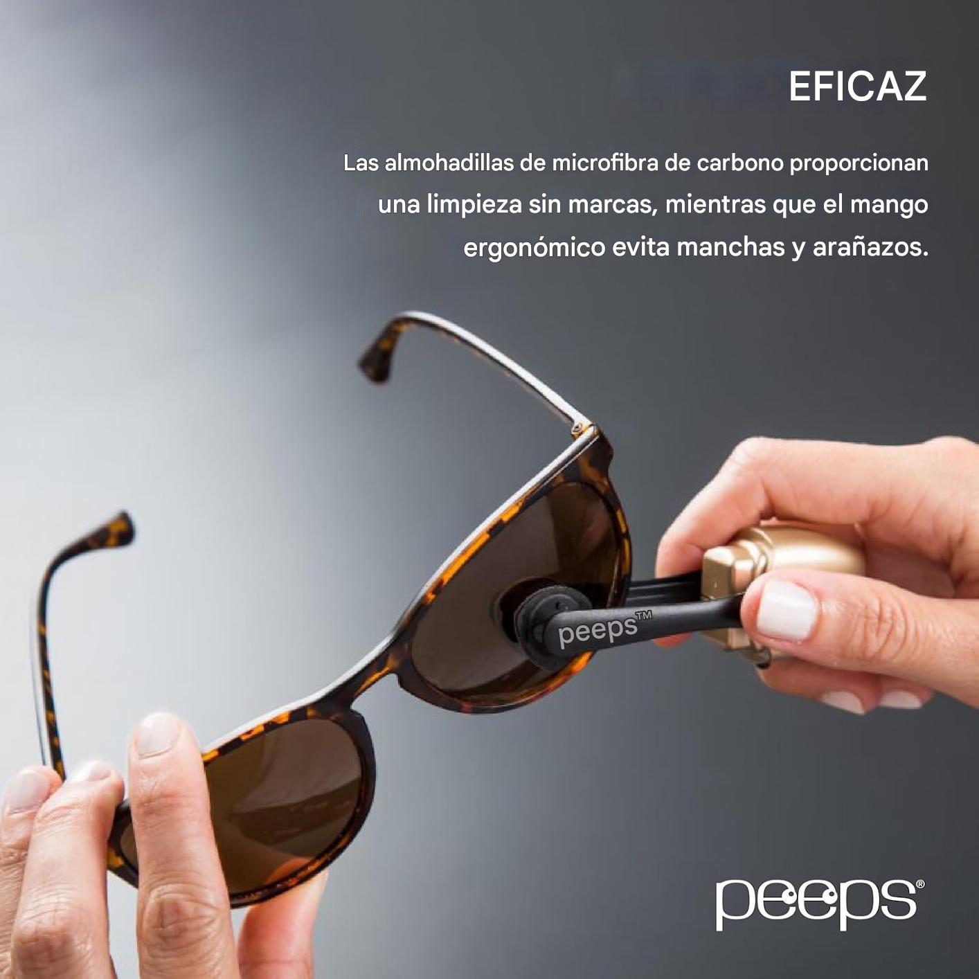 Limpiador de Gafas Portátil 2 en 1