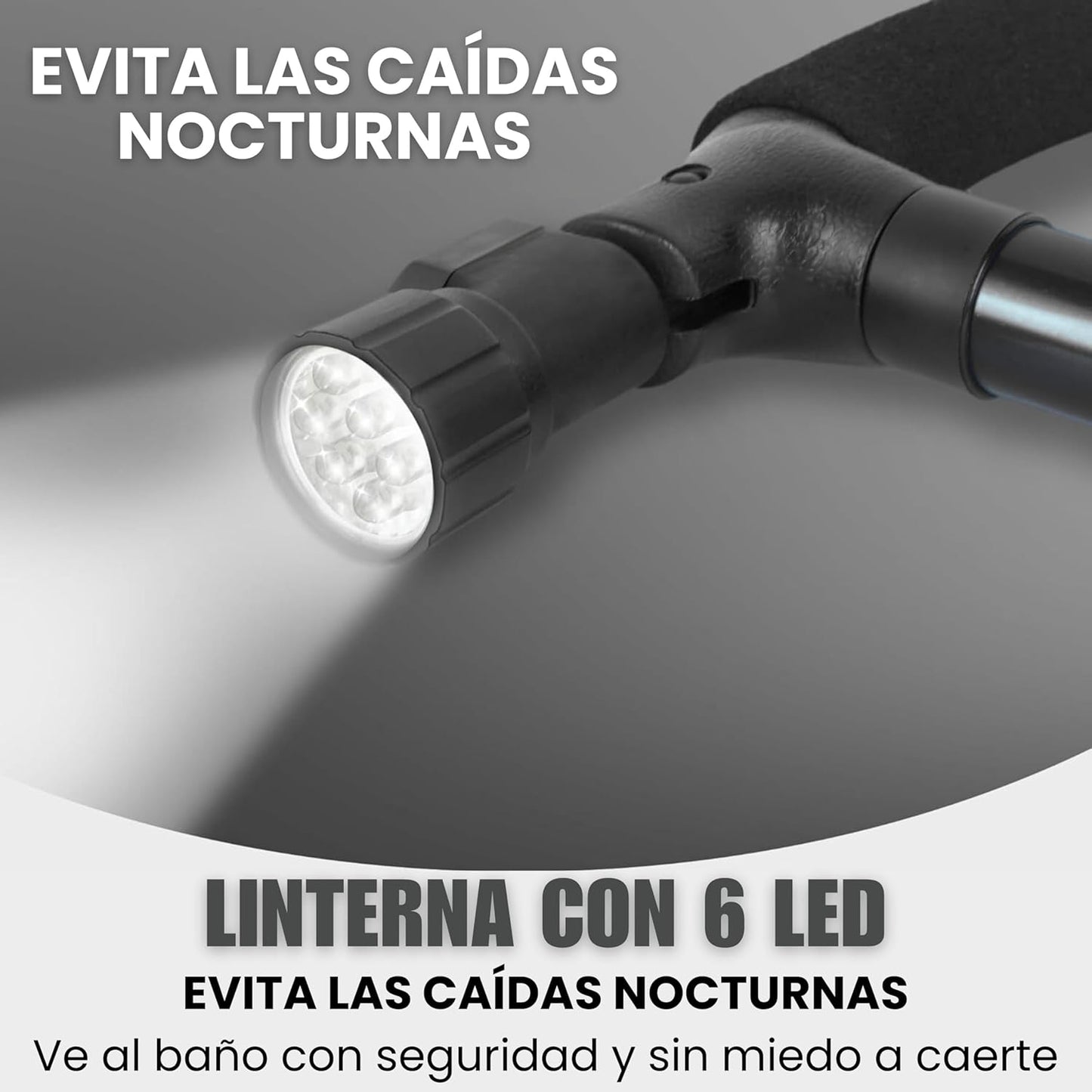 Caminax™: Devuélveles la seguridad y confianza al caminar (con Luz LED)