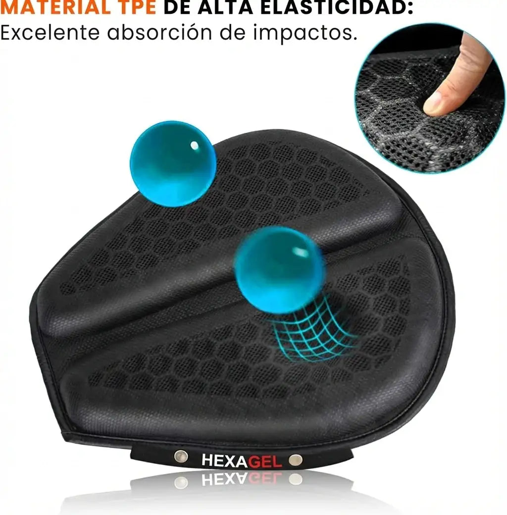 HexaGel™ - Cojín Ergonómico Anti-Fatiga