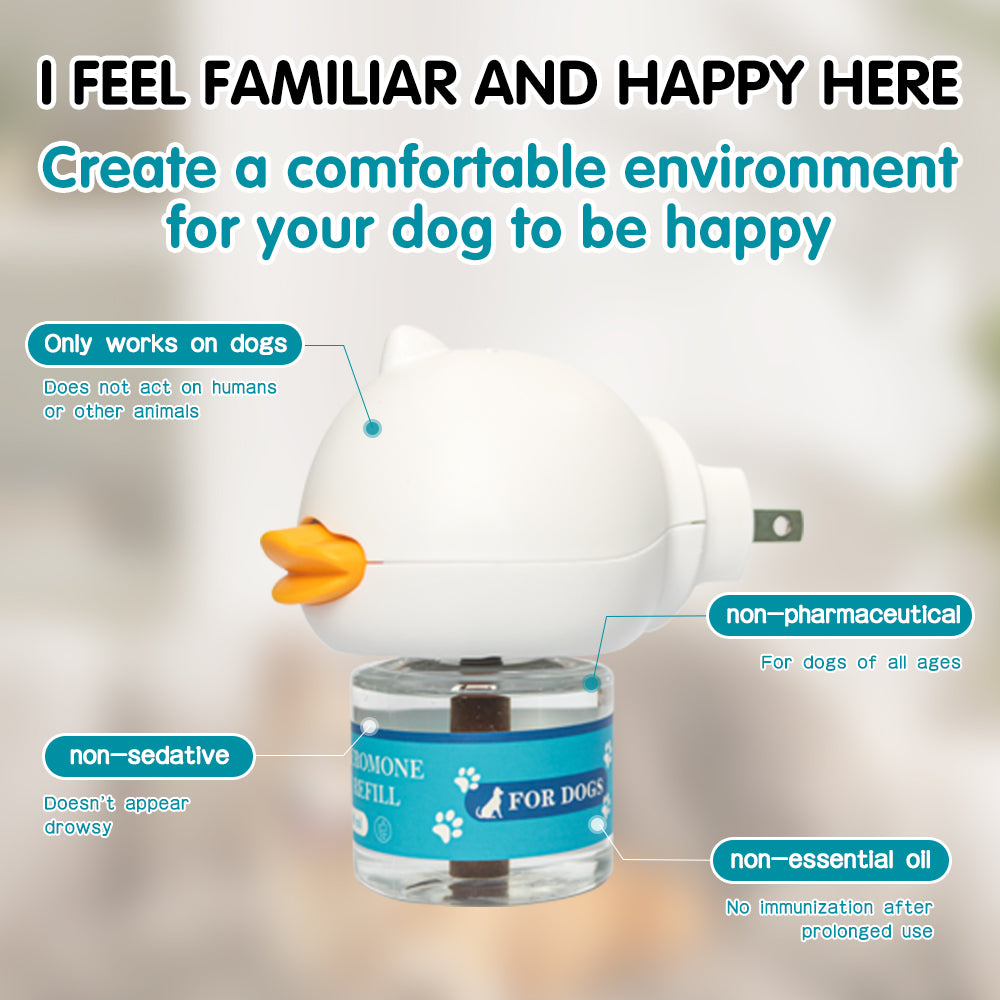 Difusor Antiestrés para Perros y Gatos (Solo en casa, Miedos, Ruidos fuertes, Adopción )