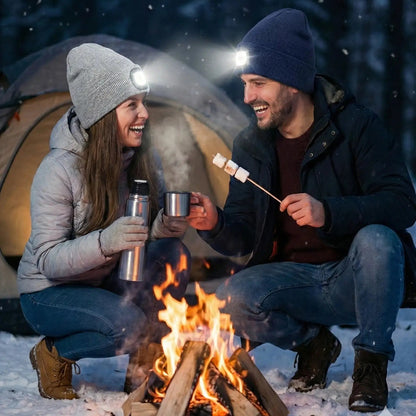 Gorro Bluetooth con Luz LED y auriculares inalámbricos