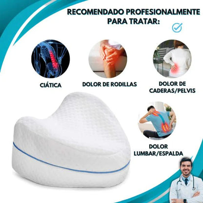 Almohada Ortopédica para Piernas Rodillas Cadera Espalda Ciática Articulaciones