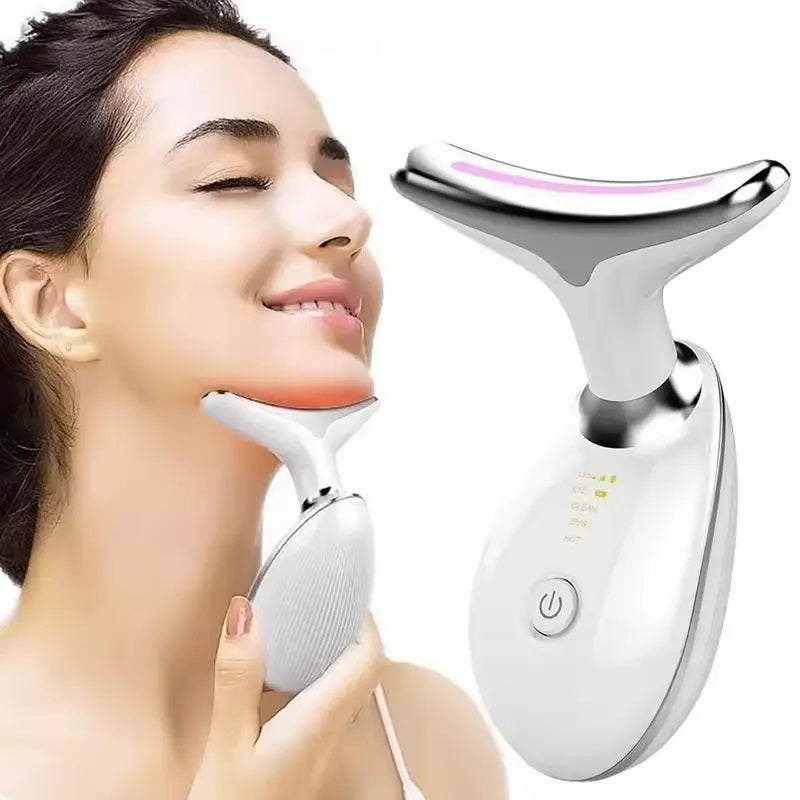 Masajeador Facial Con Terapia Led y Microvibración