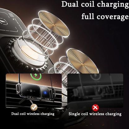 Soporte Inteligente 360° con Carga Inalámbrica